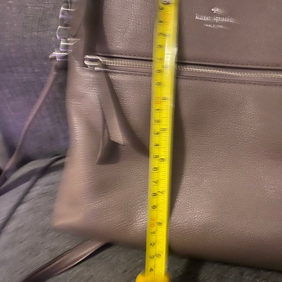 Kate Spade Taupe Leather Shoulder Bag - Picture 5 of 6